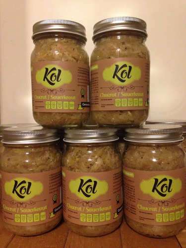 Kol Chucrut-sauerkraut Fabricación Artesanal Caja 12 Frascos