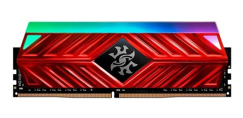 Imagem 1 de 4 de Memoria Adata Xpg D41 Rgb 16gb (1x16) Ddr4 3000mhz Vermelho