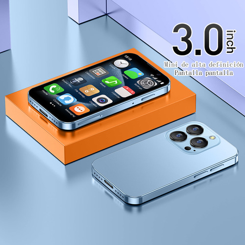 Miniteléfono Inteligente Aiek Xs18 Pro De 3.0 Pulgadas, Rojo, 3g, Android 9.0, 2 Gb De Ram, 16 Gb De Rom, Reconocimiento Facial, Doble Sim, 900 Mah, T