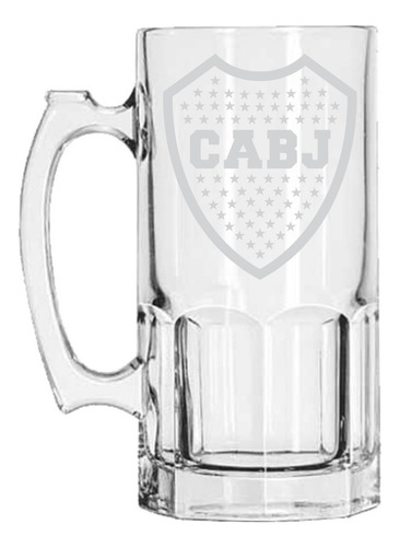 Vaso Chop 1 Litro Grabado Escudos Futbol - Fernet Cerveza  