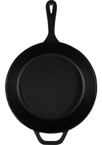 Imagen 2 de 5 de Cacerola + Sartén De Hierro Fundido - Dutch Oven Ø26cmx12