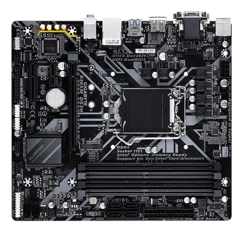 Placa Madre Gigabyte B365m Ds3h Lga1151-v2 Usb3.1 B365mds3h Color Negro