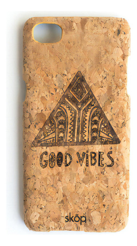 Funda Para iPhone 6 Skop Corcho Pirámide Good Vibes