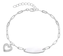 Comprar Esclava De Bebé\u002Fniño Paper Clip En Plata 925