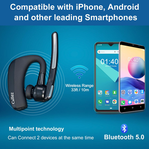 Auriculares Bluetooth Callez Para iPhone Android Con Cancela