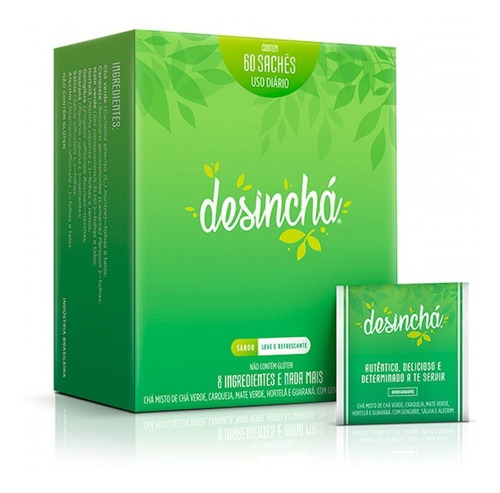 Desincha 100% Original - 60 Sachês