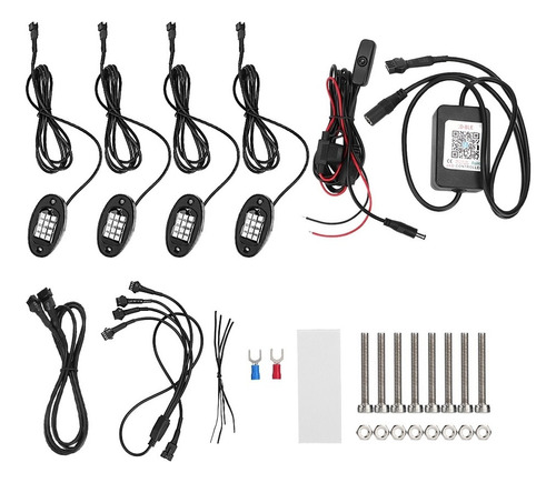 Luz De Roca Led Rgb Intermitente De Varios Colores Para Unde