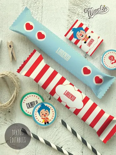 comprar Kit Imprimible Plim Plim El Payaso Textos Editables