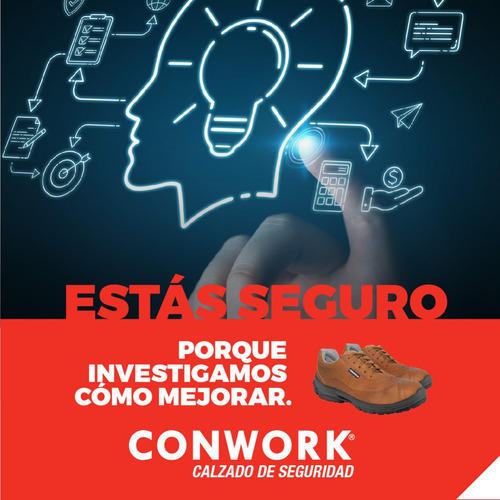 Imagen 7 de 10 de Calzado De Seguridad Conwork Línea Ergon 103za Titan Camel