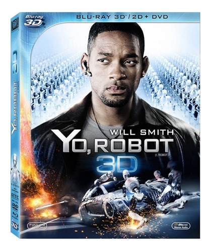 Yo Robot Will Smith Pelicula Blu-ray 3d 2d + Dvd