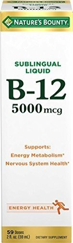 Nature's Bounty B-12 5000 Mcg Salud De Energía Líquida