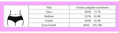 Pantaleta 3/4 Rosa Talla Extra Grande Body Siluette Mod.2531