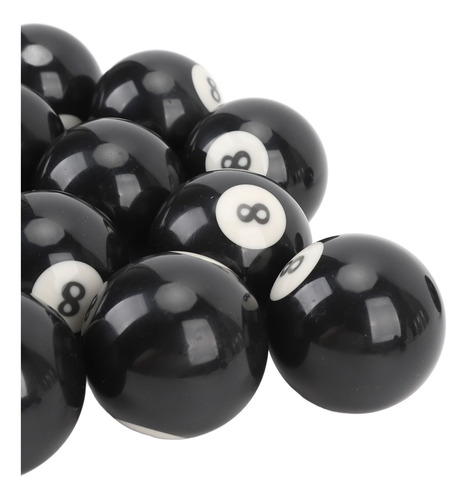 Billiard Eight Ball, 16 Unidades, Piscina De 2.3 Pulgadas De