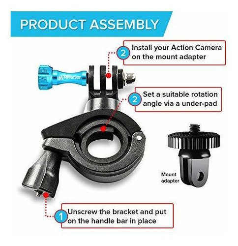 Kit Montaje Para Camara Gopro Hero Negro Plateado Akaso