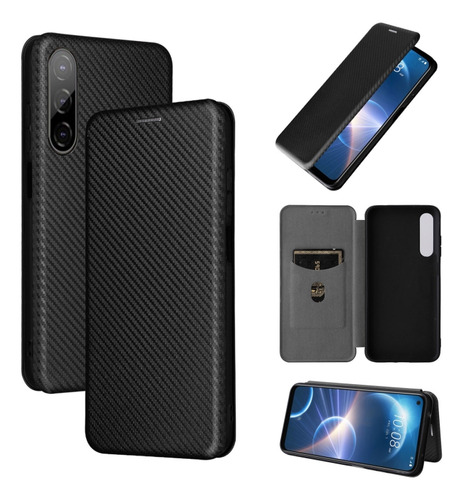 Carbon Fiber Phone Case For Htc Desire 22 Pro