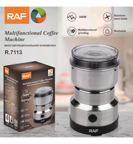 Molinillo Eléctrico De Granos De Café Semilla De Nuez Hierba