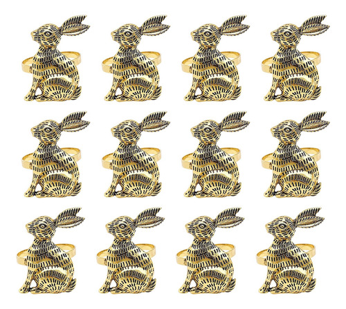 Servilleteros De Pascua Con Diseño De Conejo, Hebilla Para