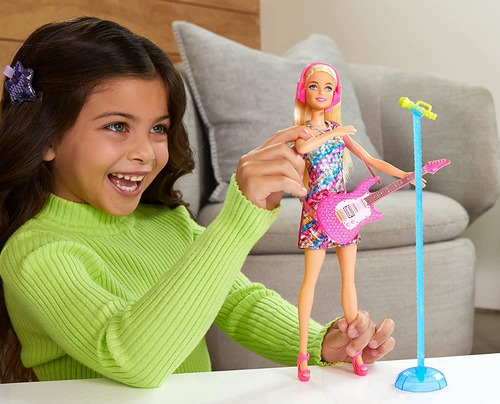 Imagen 8 de 8 de Barbie Cantante Big Dreams Muñeca Con Luces Y Sonido