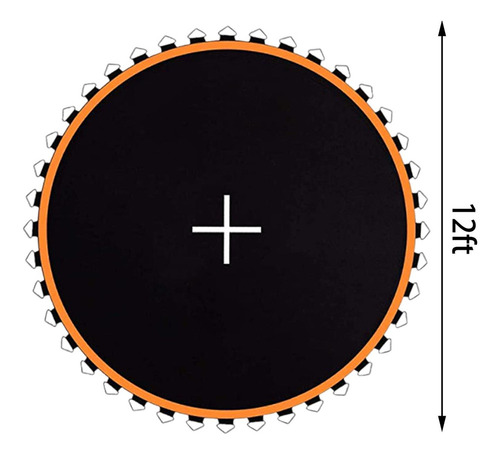 Nuevo Tapete De Trampolín De For Saltar 12 Pies Con 72 Y