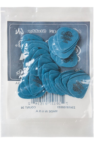 36 Plumillas Dunlop Tortex Standard 1.0 Azul 418b1.0