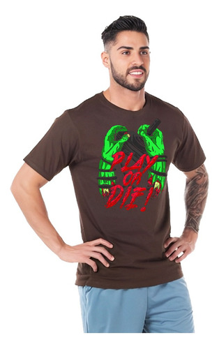 Playera Consolas Diseño 34 Play Or Die Videojuegos Beloma