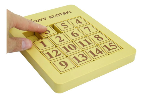 Rompecabezas Number Sliding Klotski 4x4 Magnético Qiyi