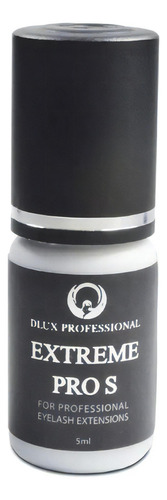 Cola Para Cílios Dlux Professional Extreme Pro S 5ml Cor Preto