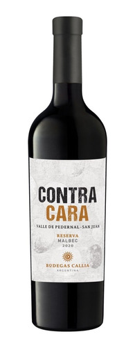 Vino Tinto Contracara Reserva Malbec 750ml Callia - Gobar®