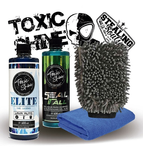 Toxic Shine | Kit Combo Lavado | Básico #20 | Shampoo + Cera