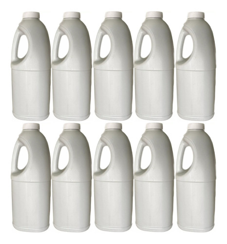 Kit 10 Galão/frasco Plástico 2 Litros Vazio Produto Limpeza