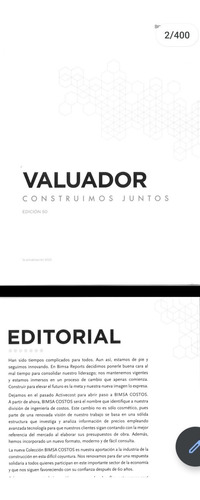 Valuador Bimsa 2022