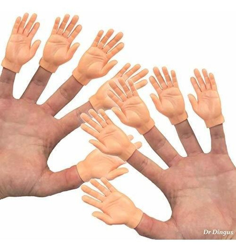 Dr Dingus Finger Hands (paquete De 10 Con Caja De Regalo) ? 