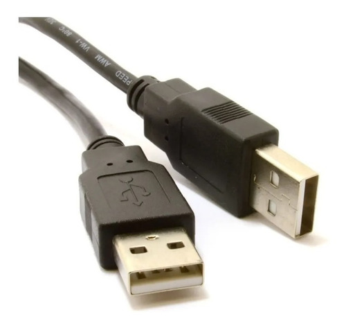 Cable Usb Macho A Macho Para Pc Bases Refrigerantes Laptop