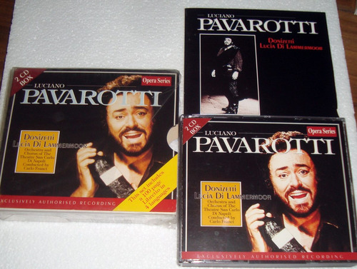 Luciano Pavarotti Lucia Di Lammermoor Donizetti Cd Doble