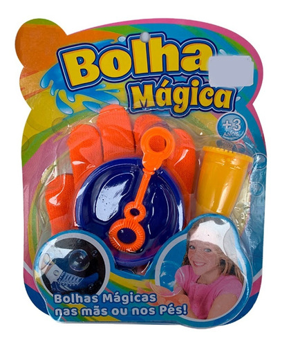 Brinquedo Kit Para Fazer Bolha De Sabao Com Luvinha Toyng