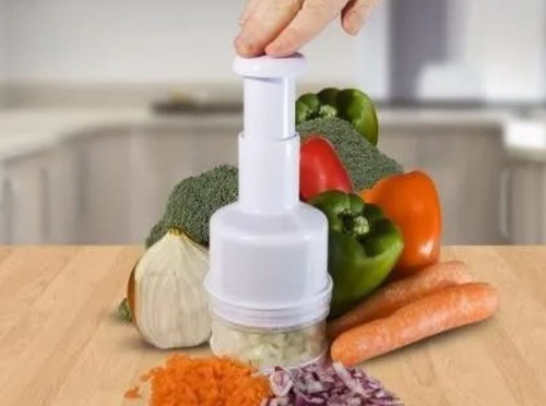 Picador Picatodo Manual Chopper Para Verduras Pica Todo