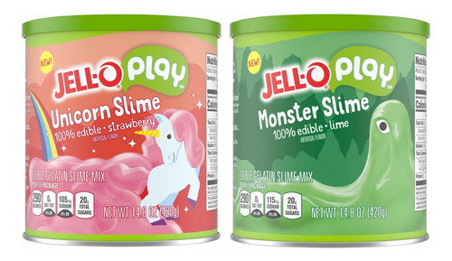 Kit De Slime Jello Play Monster  Unicorn  Gelatin Postr Ksl