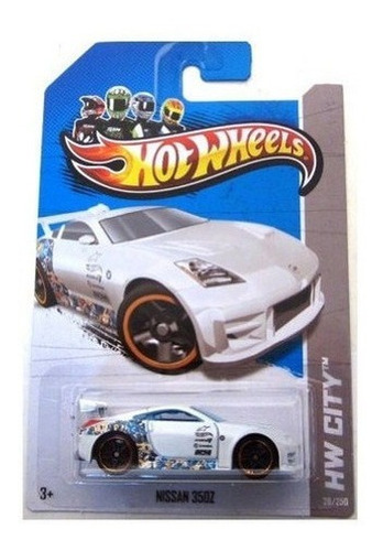 Hot Wheels 2013 Hw City Nissan 350z Blanco