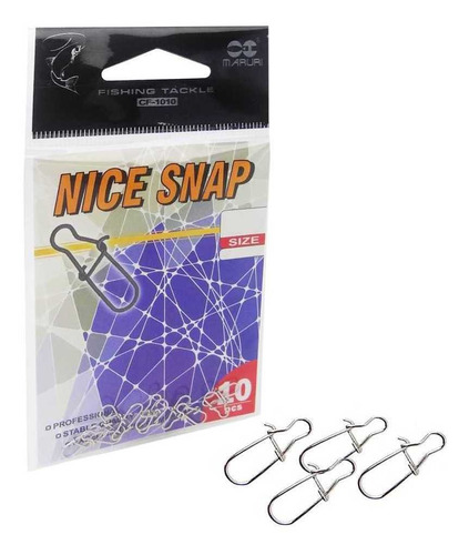 Imagem 1 de 2 de Snap Maruri Nice Snap N. 00 - 9kg C/ 10 Un.