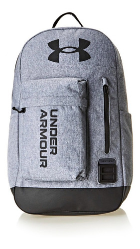 Mochila Halftime Back Under Armour Cor 012-PIT.GRAY/M.HEAT/BLACK Desenho do tecido Liso