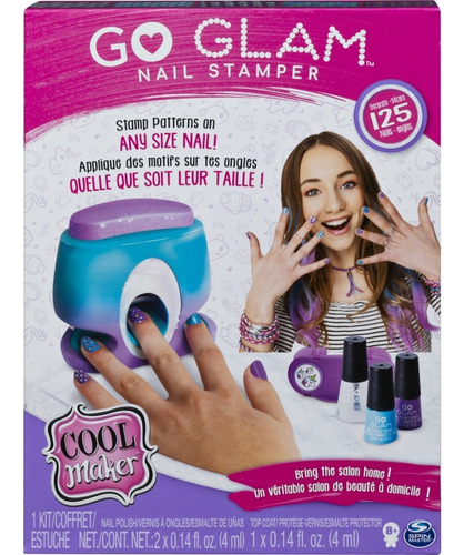 Cool Maker Go Glam Decora Hasta 125 Uñas Niñas Original 