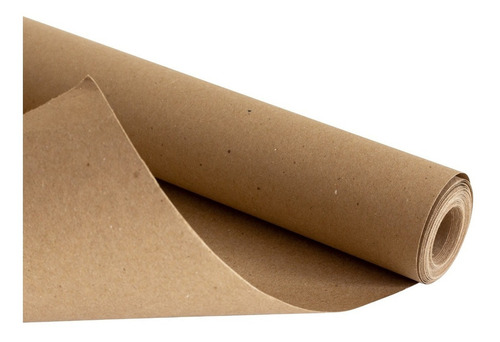 Rollo De Papel Kraft Para Envoltura 76 Cms X 5 M De 90 Grs