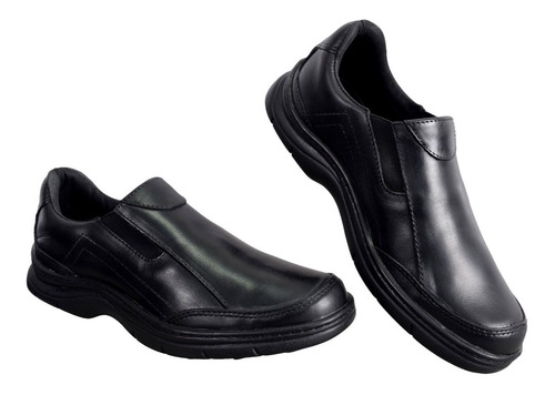 Imagen 3 de 7 de Zapato Hombre Cuero Vestir Hopper 1020 Elásticos Elegante