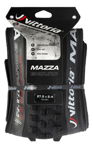 Pneu Mtb Vittoria Mazza 29 X 2.4 Trail Cinza C/ Preto Tnt