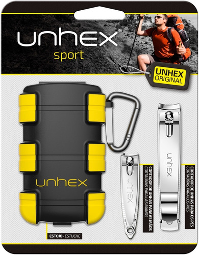 Estuche + Cortauñas Pequeño + Grande  Merheje Unhex Sport