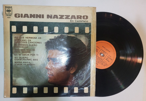 Gianni Nazzaro Castellano Hermosa Es Vinilo Lp Arg 74 Pop