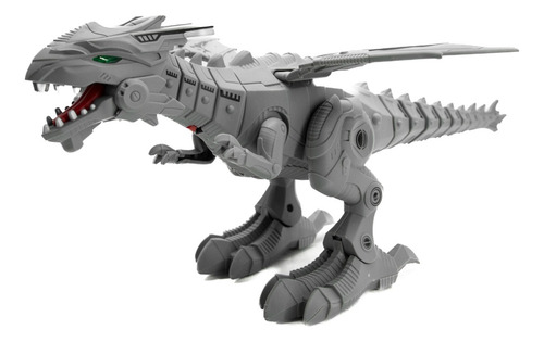 Dinosaurio Rex Jurásico Mecánico Alas Luces Sonido Ñiños