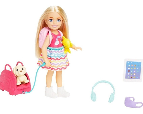 Barbie Entretenimiento Muñeca Chelsea Viajera