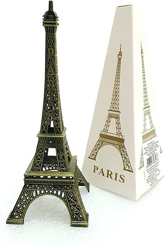 Miniatura Torre Eiffel Paris Metal Enfeite Decoração 32cm