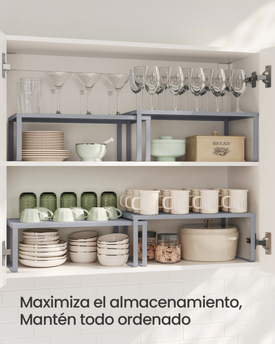 Organizador De Cocina Songmics 40x15.3 Cm, 16 Kgmkcs401g01 Color Gris oscuro